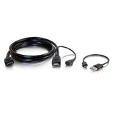 Legrand C2G 56792 | 15ft High Speed HDMI Cable with Built-In Power Inserter - 4K 60Hz