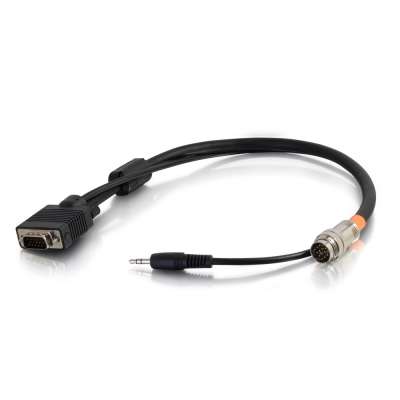 Legrand C2G 60050 | 6ft RapidRun VGA (HD15) + 3.5mm Flying Lead