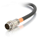 Legrand C2G 60066 | 1.5ft RapidRun VGA (HD15) Right Angle+ 3.5mmFlying Lead