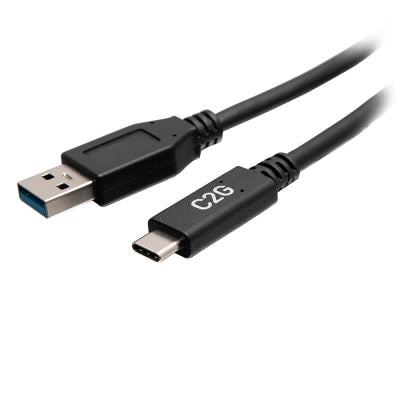 Legrand C2G C2G28876 | 1.5ft USB-C Male to USB-A Male Cable - USB 3.2 Gen 1 (5Gbps)