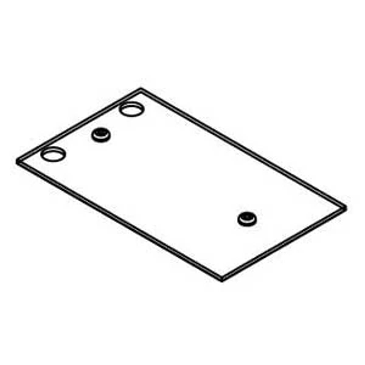 Legrand CRFB-B-4 | CRFB Series Center Blank Plate