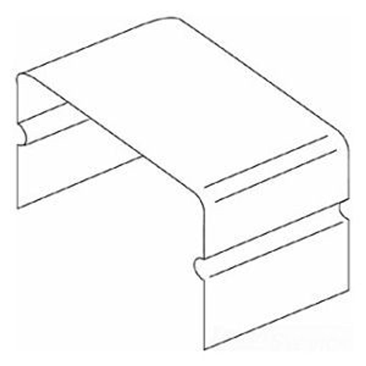 Legrand G2006 | V2000 Series Cover Clip Fitting, Gray