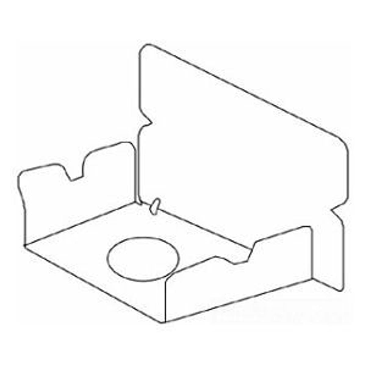 Legrand G2010B | V2000 Series Blank End, Fitting, Gray