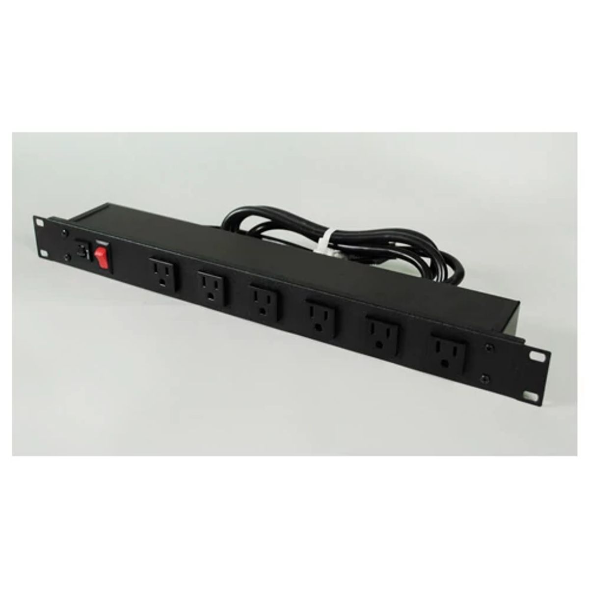 Legrand J60B2B-90 | Rackmount, 19in black with 6 5-15r