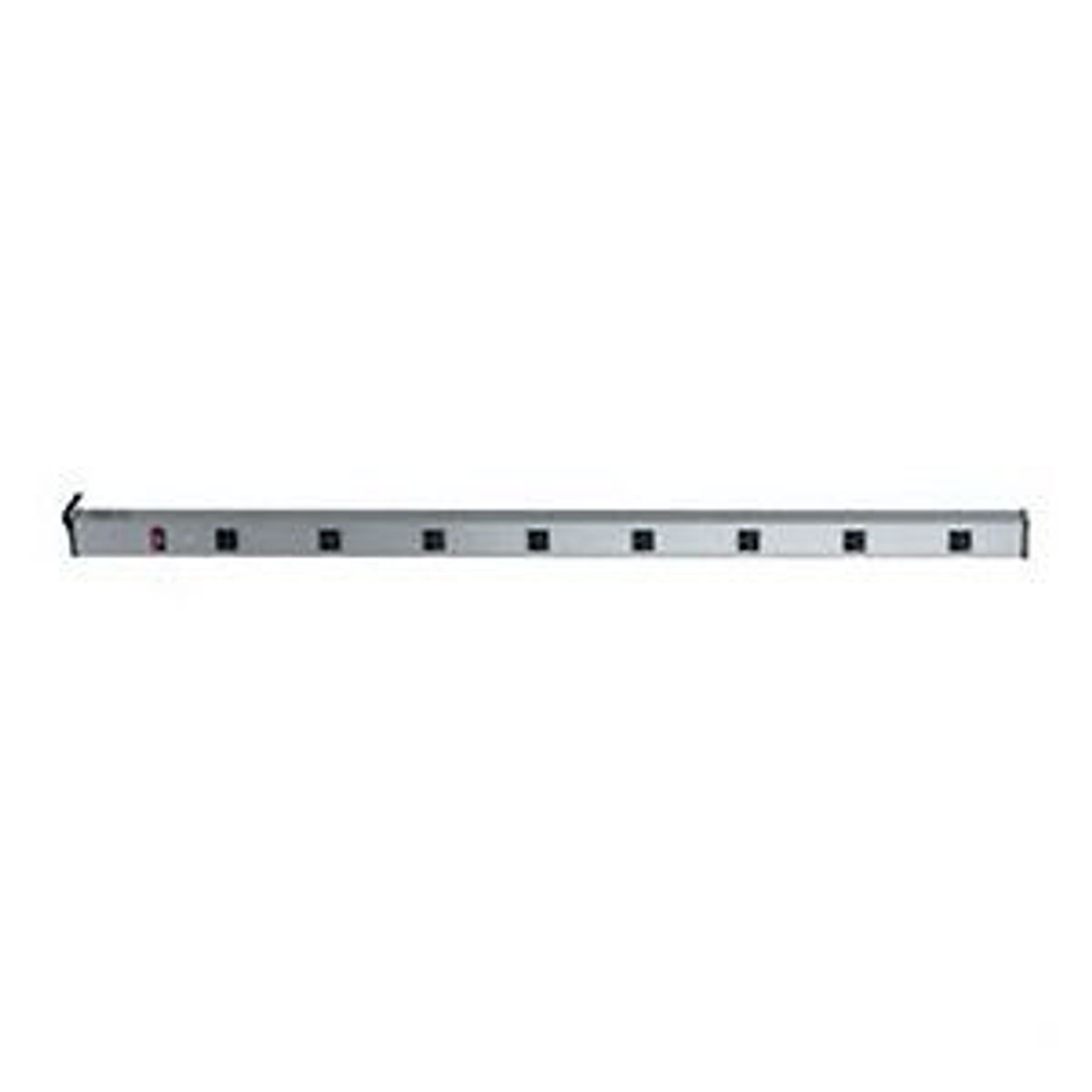 Legrand UL401BC | 8 Outlet, Aluminum Plug-In Powerstrip