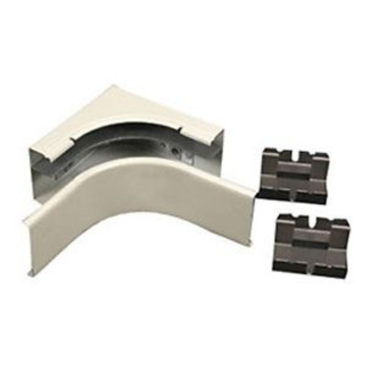 Legrand V2417DFO | 2400 Series Radiused Internal Elbow Fitting, Ivory