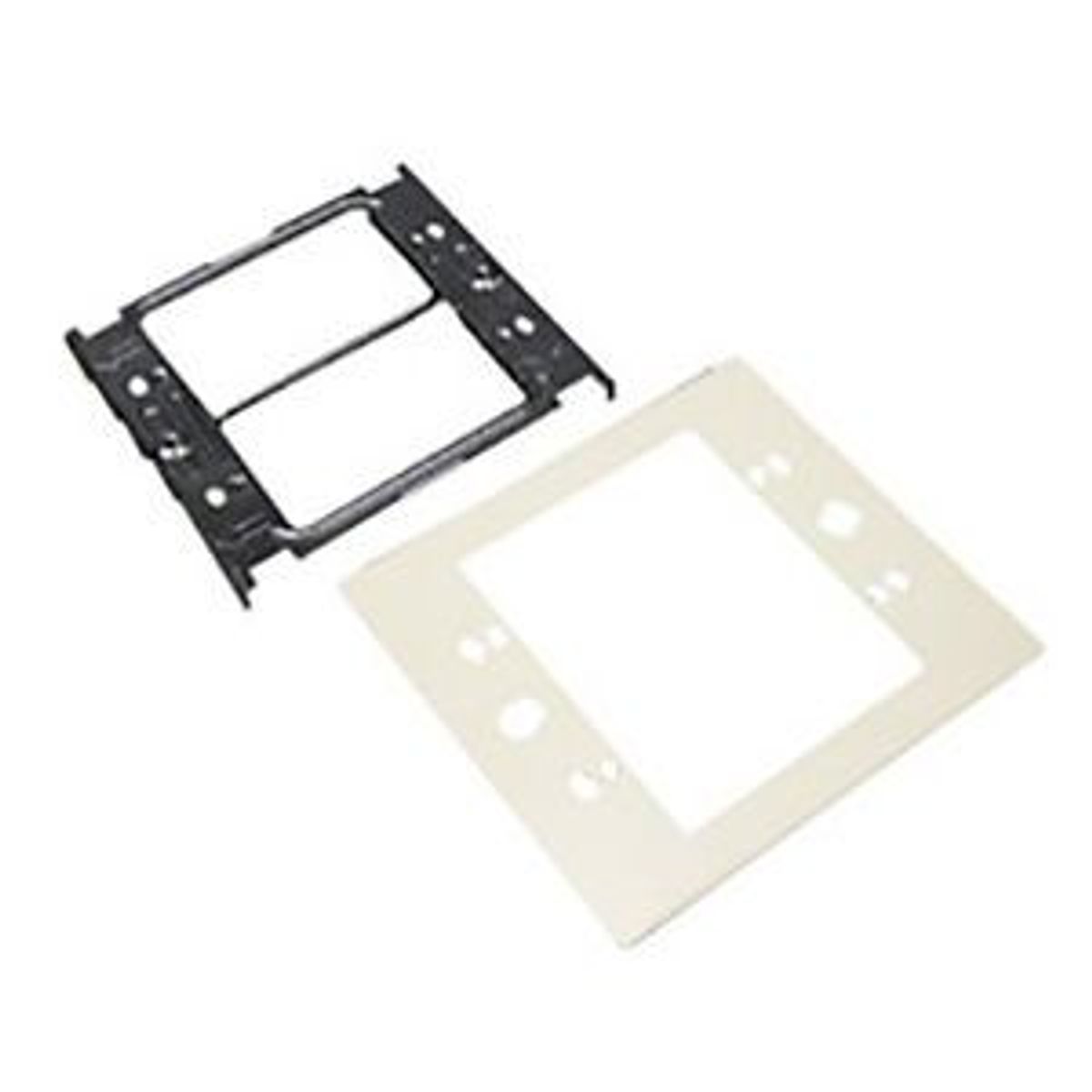 Legrand V4047C-2 | Snap-On Two Gang Device Plate; 4000 Series, Ivory