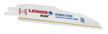 Lenox 21060656GR | Reciprocating Saw Blade, 6.00 in. L x 0.750 in. W x 0.050 in. thick, 6 TPI, Bi-Metal