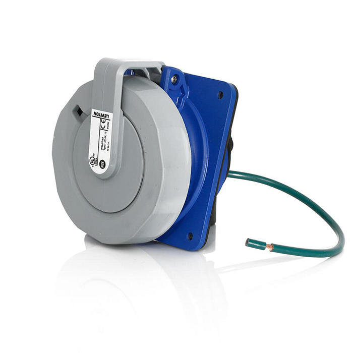 Leviton 330R6WLEV | LEV Series IEC Pin & Sleeve Receptacle