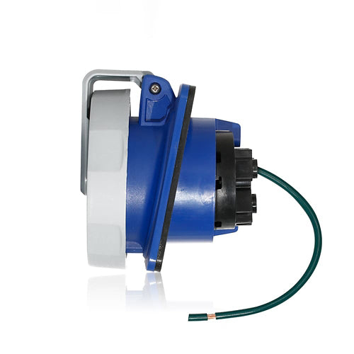 Leviton 330R6WLEV | LEV Series IEC Pin & Sleeve Receptacle
