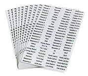 Leviton Manufacturing Co 40740-BE | Label, Labels Jack Id Resi Bk