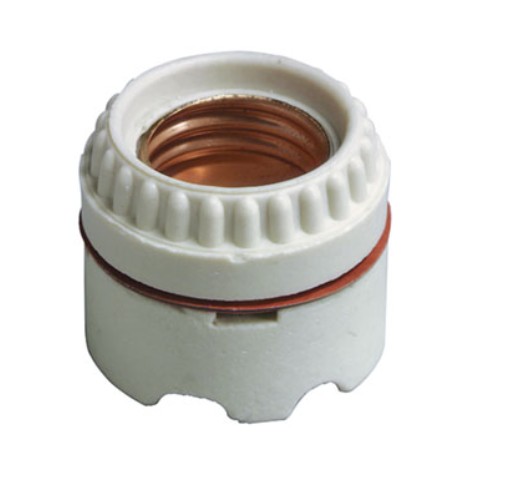 Leviton 9350 | Lampholder, Incandescent, Medium Base, Unglazed Porcelain, Ring Type, Single Circuit