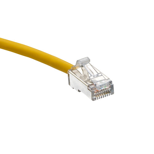 Leviton H6A10-2Y | Cat 6A Small Diameter High-Flex Patch Cord, 2 Ft (0.60 M), Yellow
