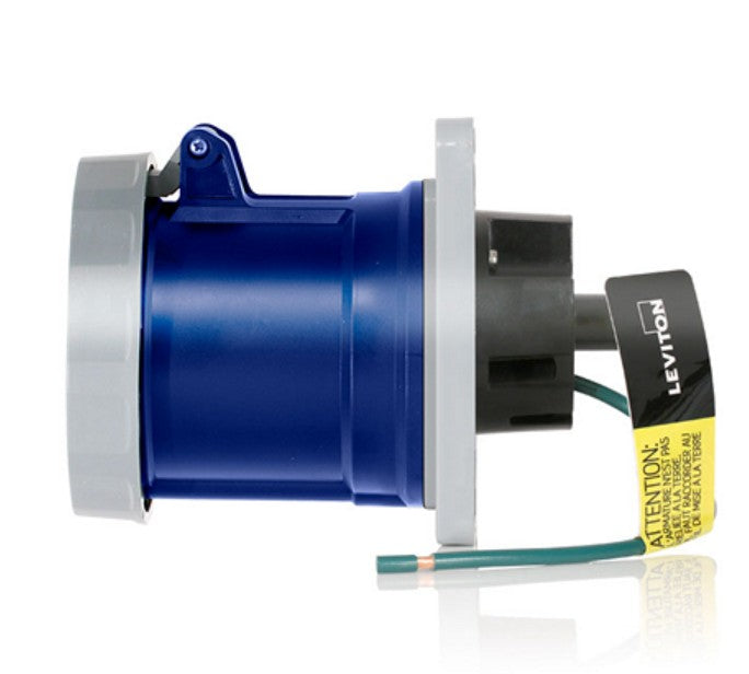Leviton Manufacturing 5100R9WLEV | LEV Series IEC Pin & Sleeve Receptacle