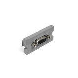 Leviton Manufacturing Co 41293-HDG | VGA HD15 Video Feedthrough MOS Module, Gray