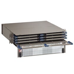 Leviton Manufacturing Co 5R2UD-S16 | OPT-X HDX 2RU Fiber Enclosure Empty with Sliding Trays Max 192F LC