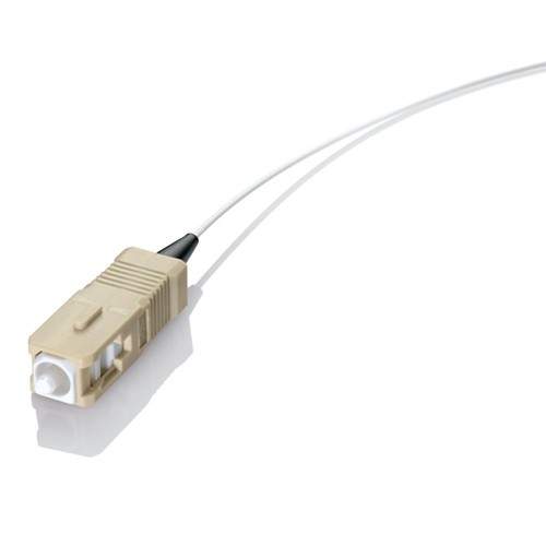 Leviton Manufacturing Co 62PSC-M03 | Economy Fiber Pigtail, 62.5/125 µm Multimode OM1, SC, 3 meters