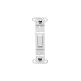 Leviton Manufacturing Co 80700-W | Plastic Blank Wallplate Adapter, White