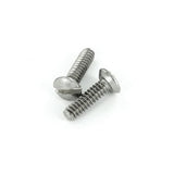 Leviton Manufacturing Co 84000-PRT |  1/2" Long 6-32 Thread Oval Head Milled Slot Replacement Wallplate Screws