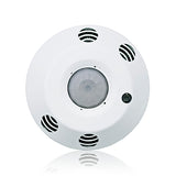 Leviton ODC20-MDW | Occupancy Sensor With Integrated Photocell, Line Voltage, Multi-Tech, Ceiling Mount, 2000Sf, 120-277V, Extended Range Lens Installed, Provolt