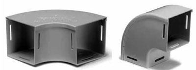 Leviton S2VEL-90D | 2X2 Vertical Elbow, 90 Deg Up, Without Cover, Yellow