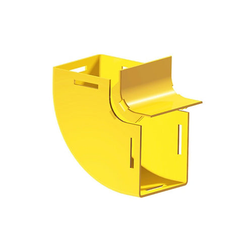 Leviton S2VEL-9UC | 2X2 Vertical Elbow, 90 Deg Up, With Cover, Yellow