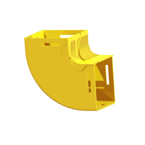 Leviton S2VEL-9UR | 2X2 Vertical Elbow, 90 Deg Up Retrofit, Yellow