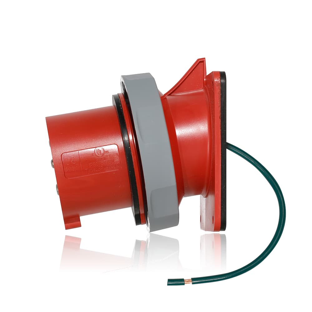 Leviton 330B7WLEV | LEV Series IEC Pin & Sleeve Inlet