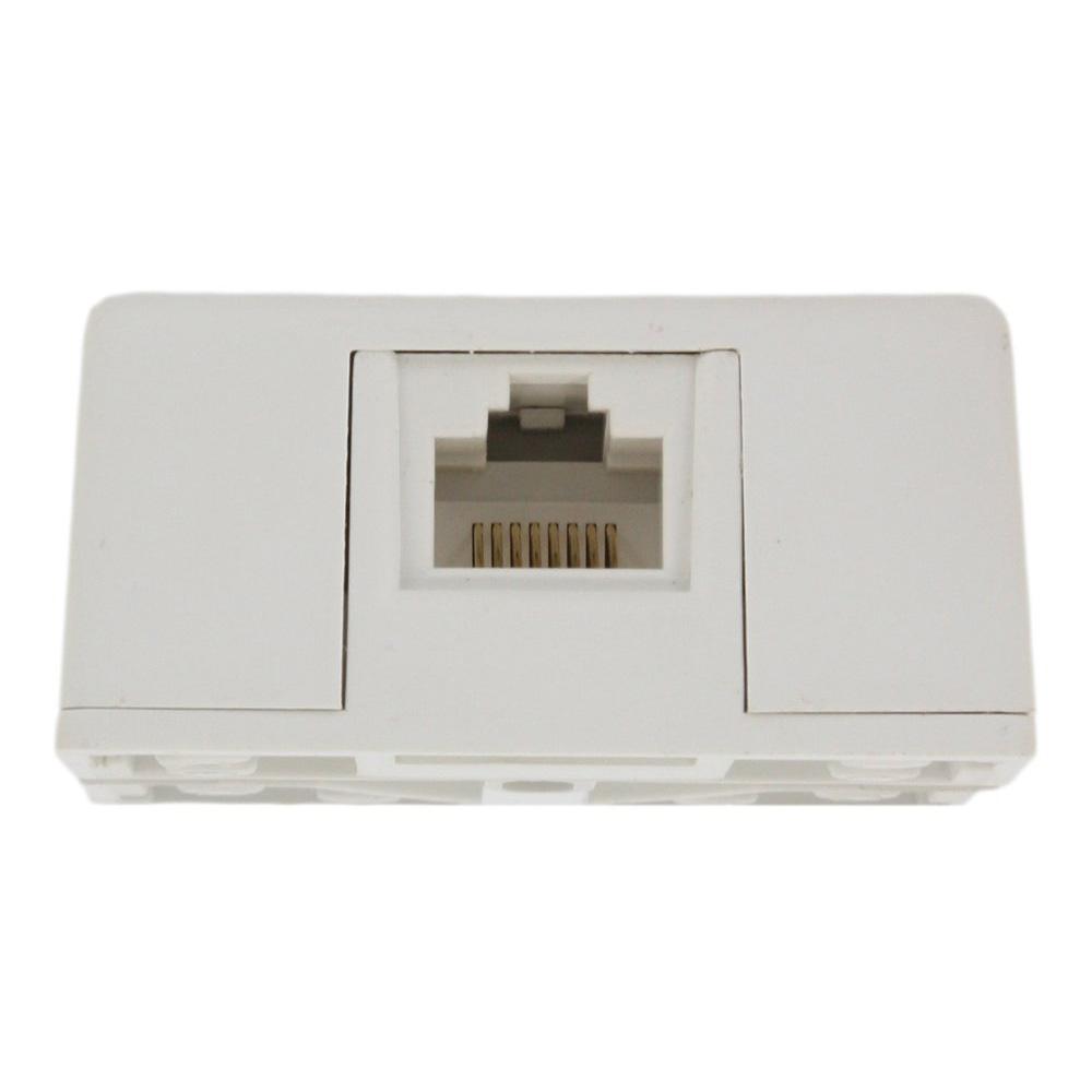 Leviton 40278-W | Surface Mount Jack, 8P8C, screw terminal, white