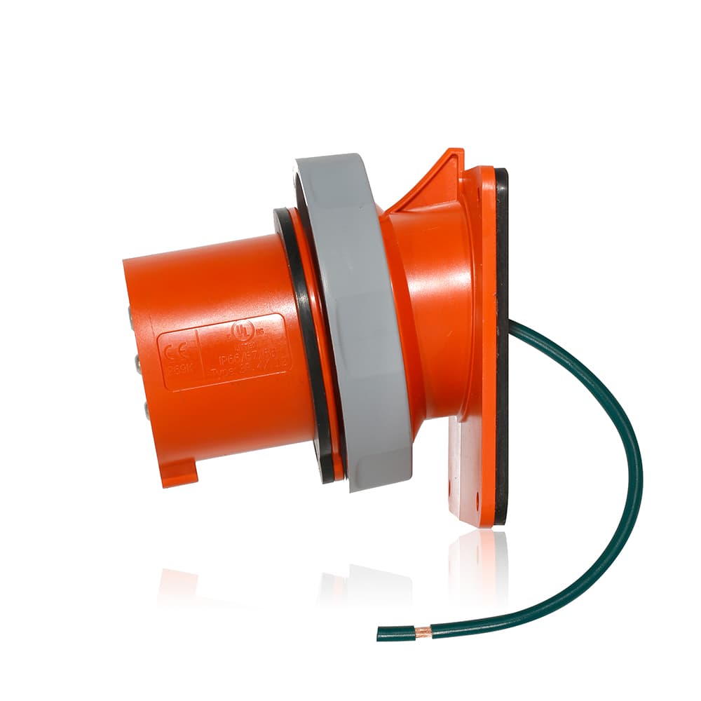 Leviton 430B12WLEV | LEV Series IEC Pin & Sleeve Inlet