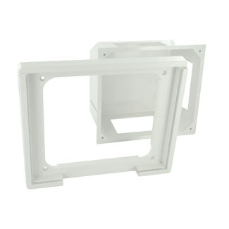 Leviton 47617-RBH | R.E.B Recessed entertainment box, includes High Profile Cover, White