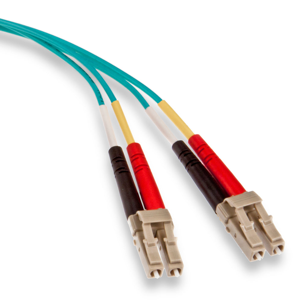 Leviton 54DLC-M05 | Economy Patch Cord, 50/125 um Multimode OM4, OFNR Duplex, LC-LC, 5m