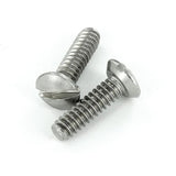 Leviton Manufacturing Co 84000-PRT |  1/2" Long 6-32 Thread Oval Head Milled Slot Replacement Wallplate Screws