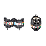 Leviton Manufacturing Co AXSJK-BEM | Wire Manager for ATLAS-X1 Cat 8 Shielded Jacks, Black, 10-pack
