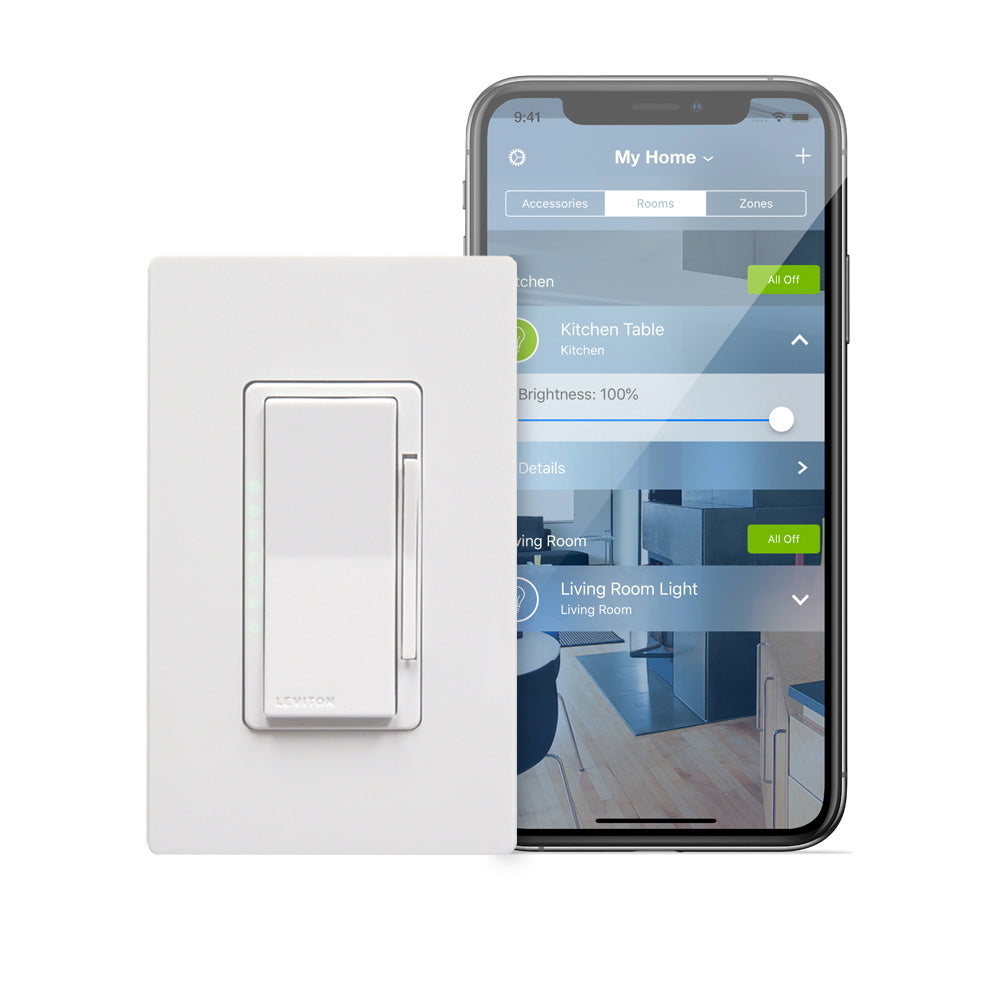 Leviton DH6HD-1BZ | Decora Smart HomeKit 600W Dimmer