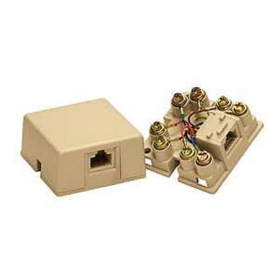 Leviton 40278-I - SURFACE MT BOX - 1-PORT SURFACE MOUNT LOADED