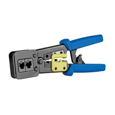 Leviton 40989-ACT | EZ-RJ45 Advanced Crimp Tool, Blue