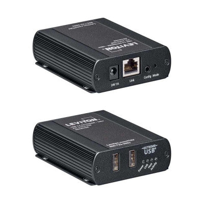 Leviton 41910-U2B | USB 2.0 Extender Transmitter and Receiver, 100 meters