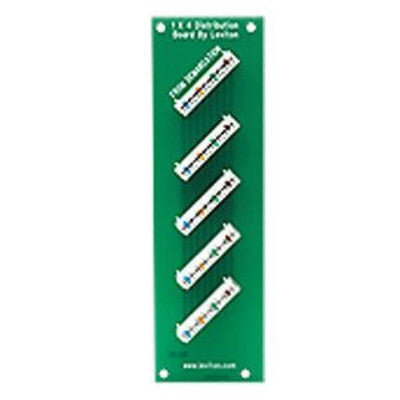 Leviton 47609-4 | 1 x 4 phone board- 4 line pkd 1 per box, 4 per carton