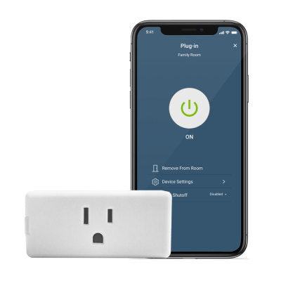 Leviton D215P-1BW | Indoor Decora Smart Wi-Fi (2nd Gen) Mini Plug-In Switch