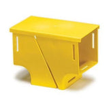 Leviton Manufacturing Co S4VTE-TEC | 4x4 Vertical Tee with Cover, Yellow
