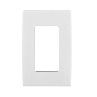 Leviton REWP1-WW | Renu 1-Gang Screwless Snap-On Wallplate