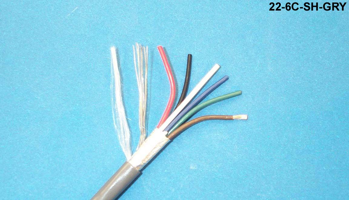 Liberty AV 22-6C-SH-GRY | General Purpose Cable, Commercial Grade F
