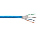 Liberty AV 24-4P-L8SH-BLU | 1000' Blue Liberty Brand Category 8 Cable Reel