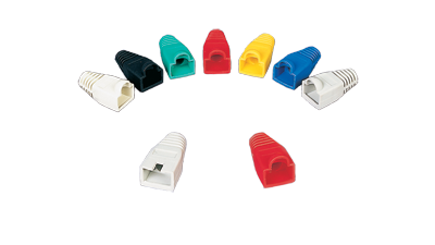 Liberty AV BOOT-S-RD | Snag Free RJ45 Connector Strain Relief Boots 50 pack Bag