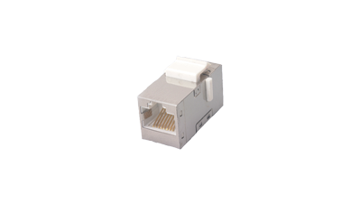 Liberty AV CP-8S | Keystone style RJ45 in-line coupler for Category 5e F/UTP LAN