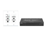 Liberty AV DL-1H1A1UCWP-H3 | Digitalinx Series 4K60 HDMI & USB-C HDBaseT 3.0 Wall Plate Extension Set