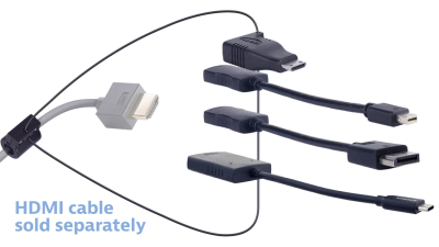 Liberty AV DL-AR2558 | Base Security Clamp, Cable and Hardware For DL-AR System Adapter