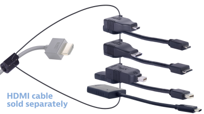 Liberty AV DL-AR2732 | Base Security Clamp, Cable and Hardware For DL-AR System Adapter