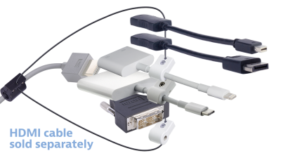 Liberty AV DL-AR2867 | Base Security Clamp, Cable and Hardware For DL-AR System 3 Security